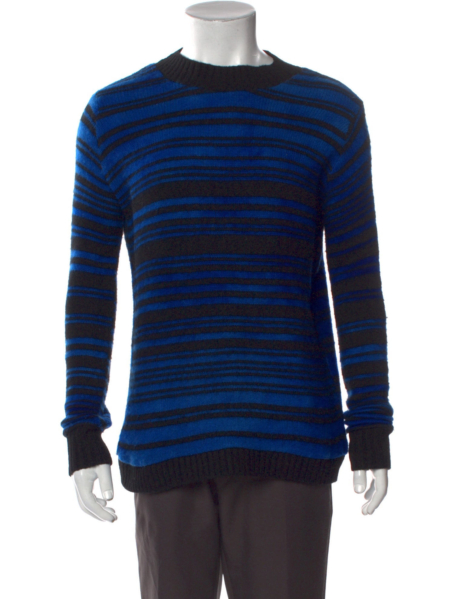 The Elder Statesman Cashmere Striped Pullover