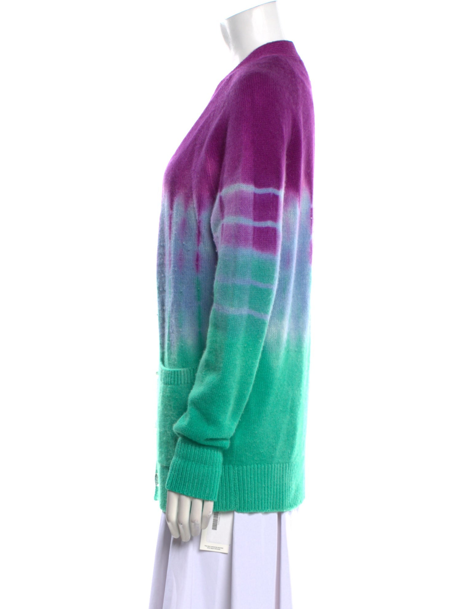 The Elder Statesman Cashmere Tie-Dye Print Sweater