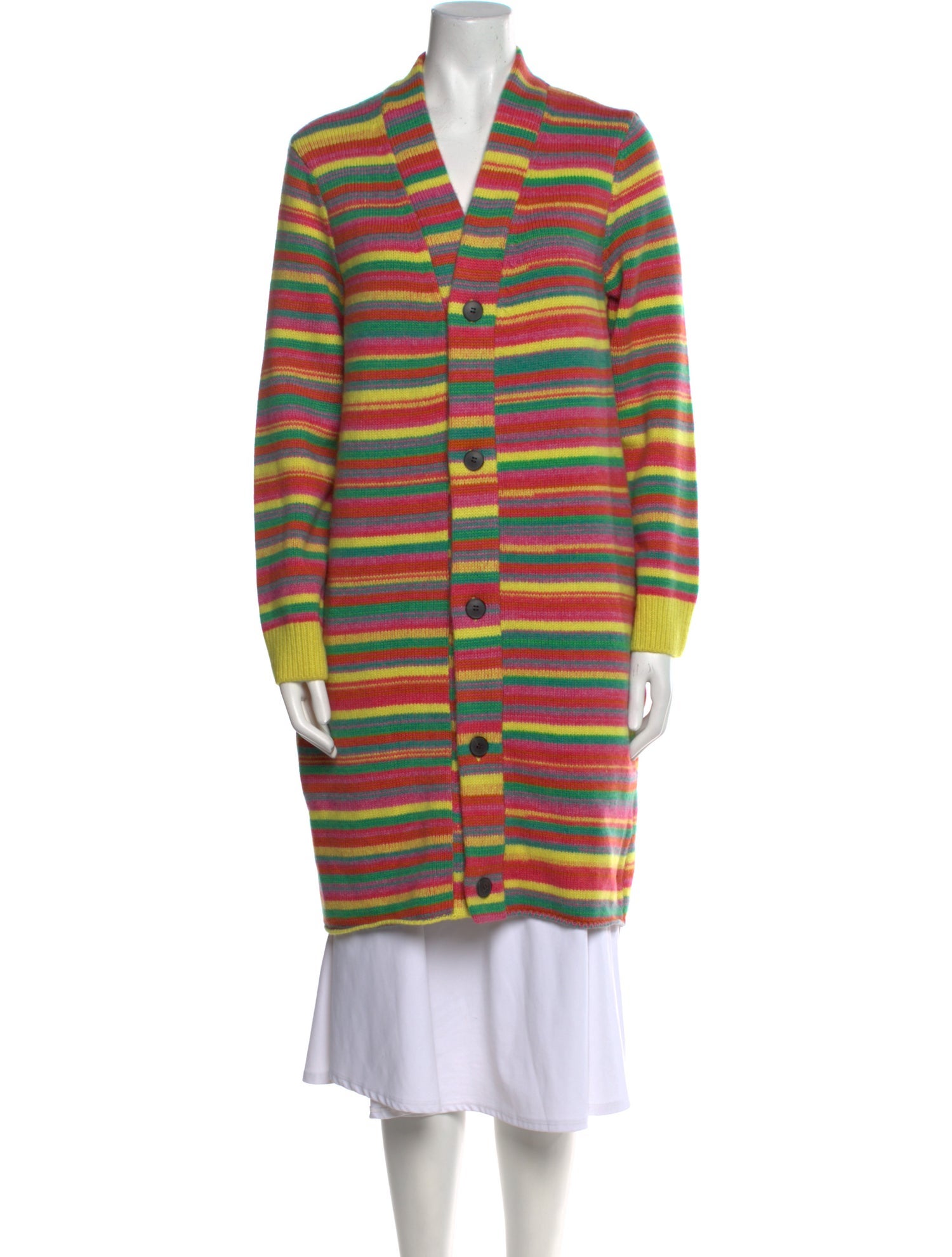 The Elder Statesman Cashmere Striped Sweater w/ Tags