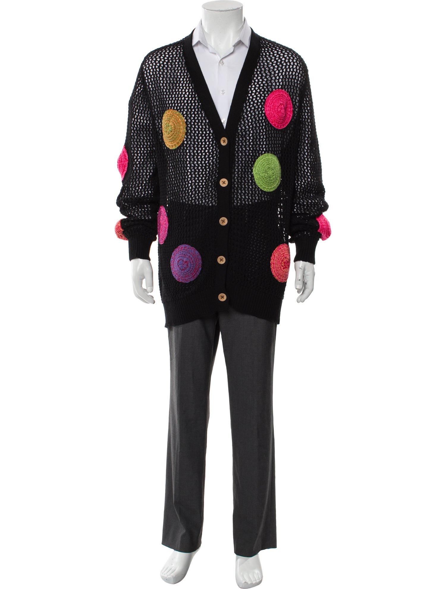 The Elder Statesman Cashmere V-Neck Cardigan w/ Tags