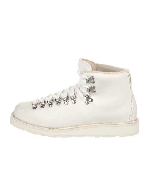 The Elder Statesman Canvas Combat Boots