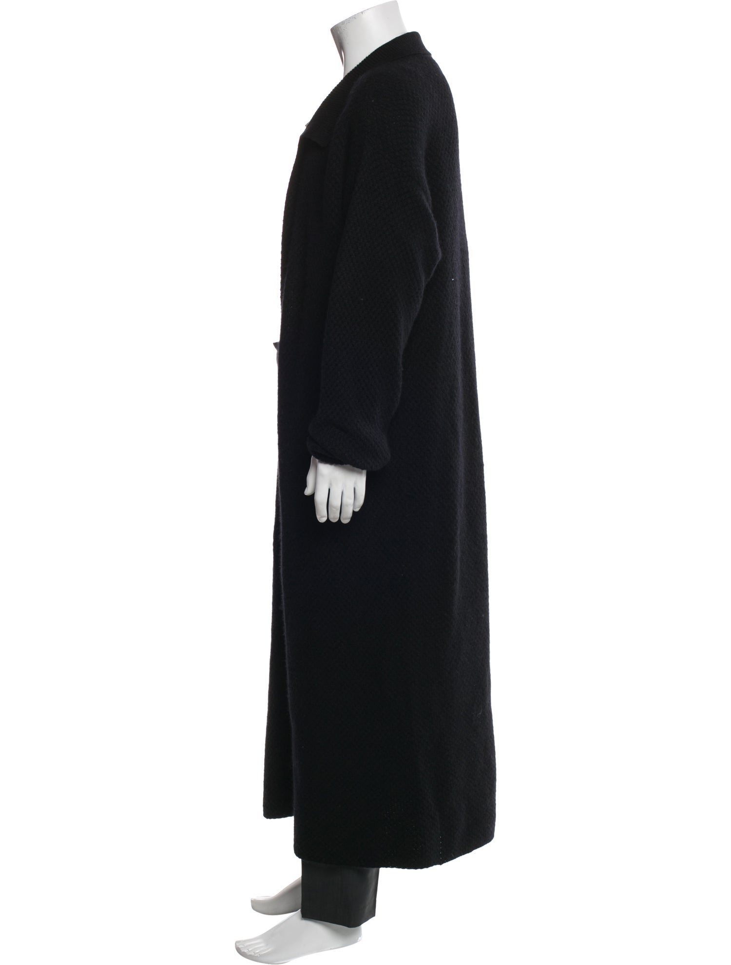 The Elder Statesman Open Front Long Sleeve Cardigan