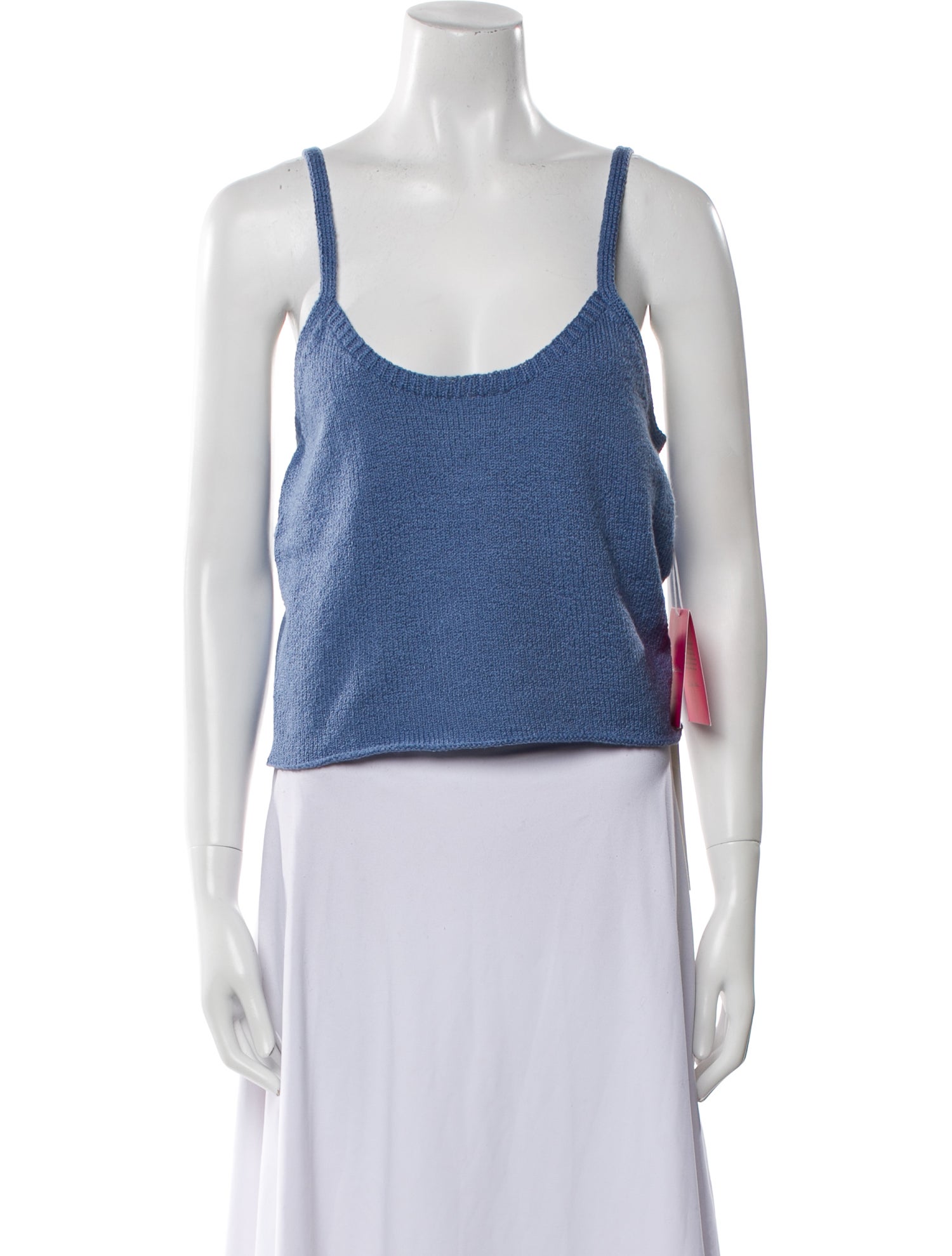 The Elder Statesman Scoop Neck Sleeveless Crop Top w/ Tags