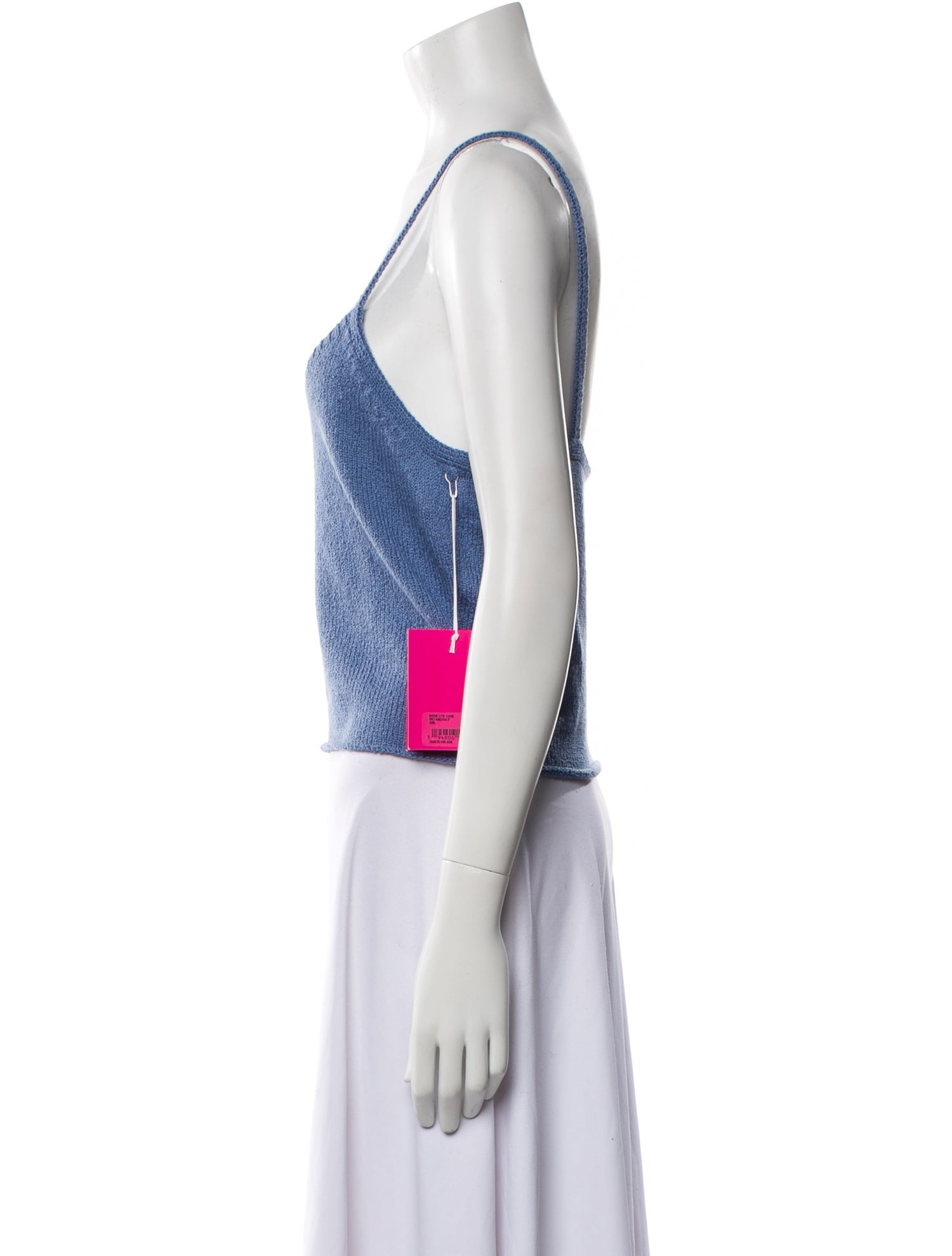 The Elder Statesman Scoop Neck Sleeveless Crop Top w/ Tags
