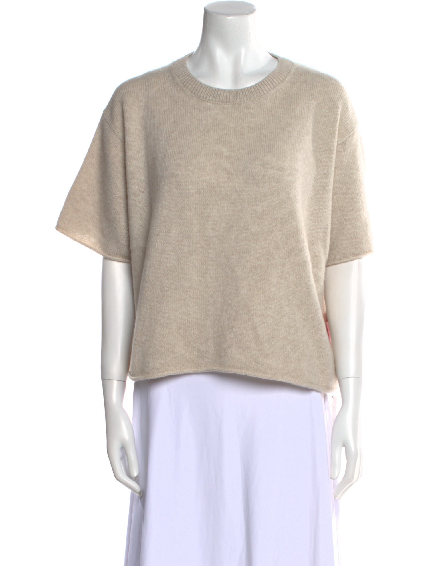 The Elder Statesman Cashmere Scoop Neck Sweater w/ Tags