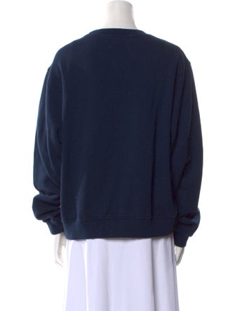 The Elder Statesman Crew Neck Long Sleeve Sweatshirt