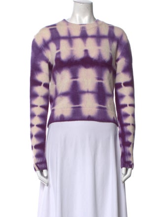 The Elder Statesman Cashmere Tie-Dye Print Sweater