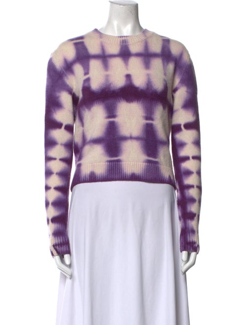 The Elder Statesman Cashmere Tie-Dye Print Sweater