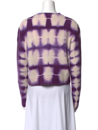 The Elder Statesman Cashmere Tie-Dye Print Sweater