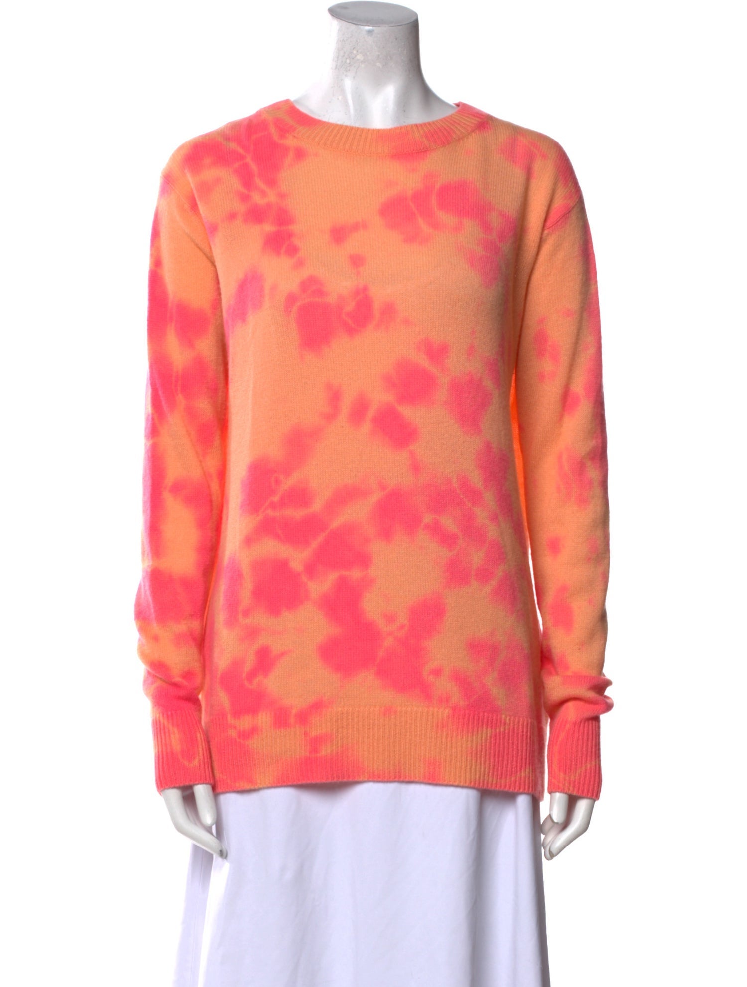 The Elder Statesman Cashmere Tie-Dye Print Sweater