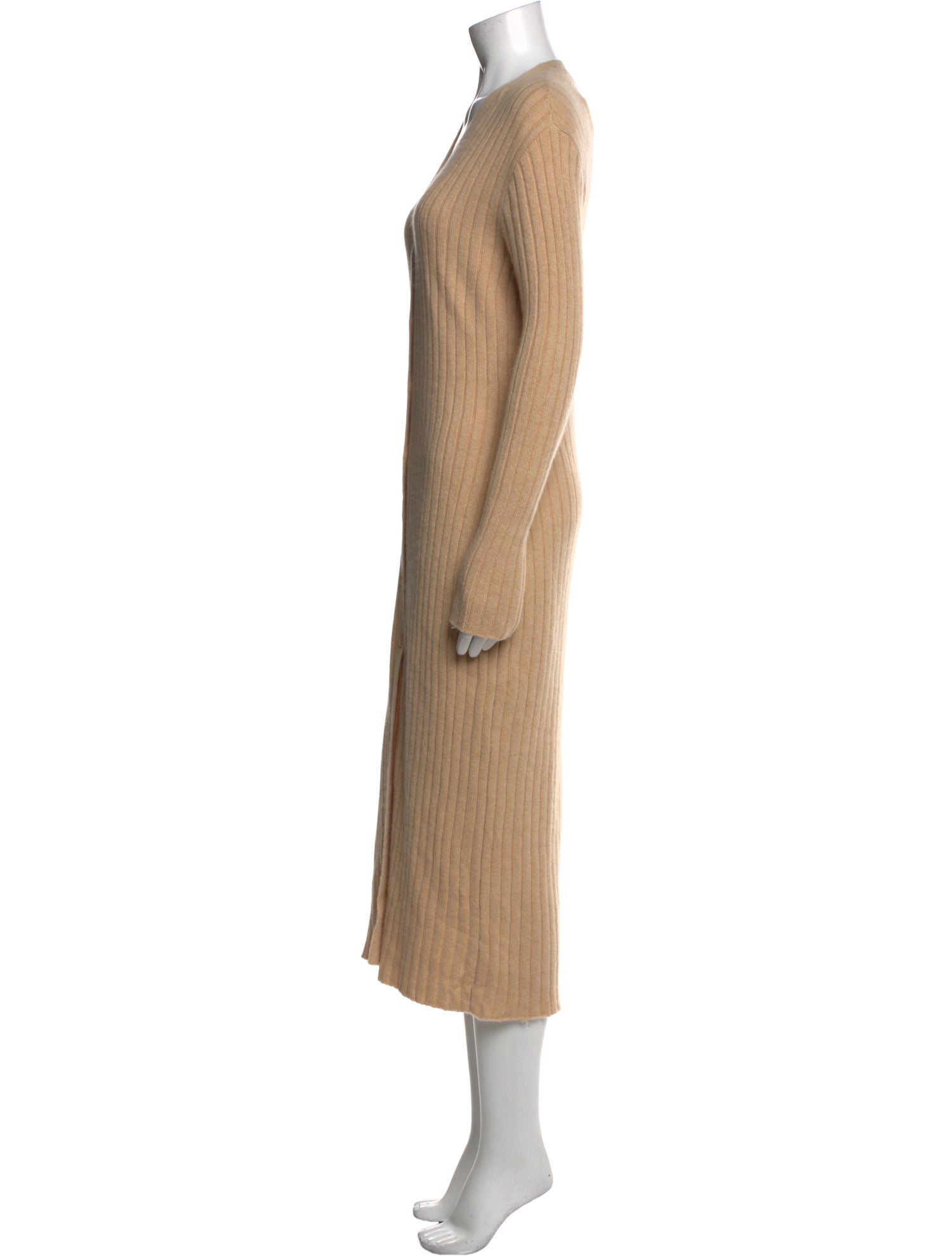 The Elder Statesman V-Neck Midi Length Dress