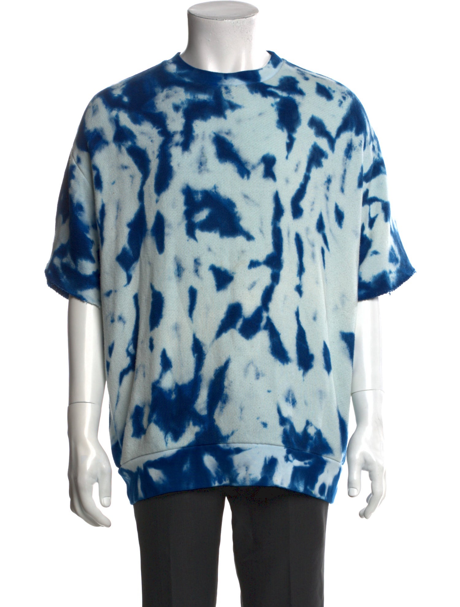 The Elder Statesman Tie-Dye Print Crew Neck Sweatshirt