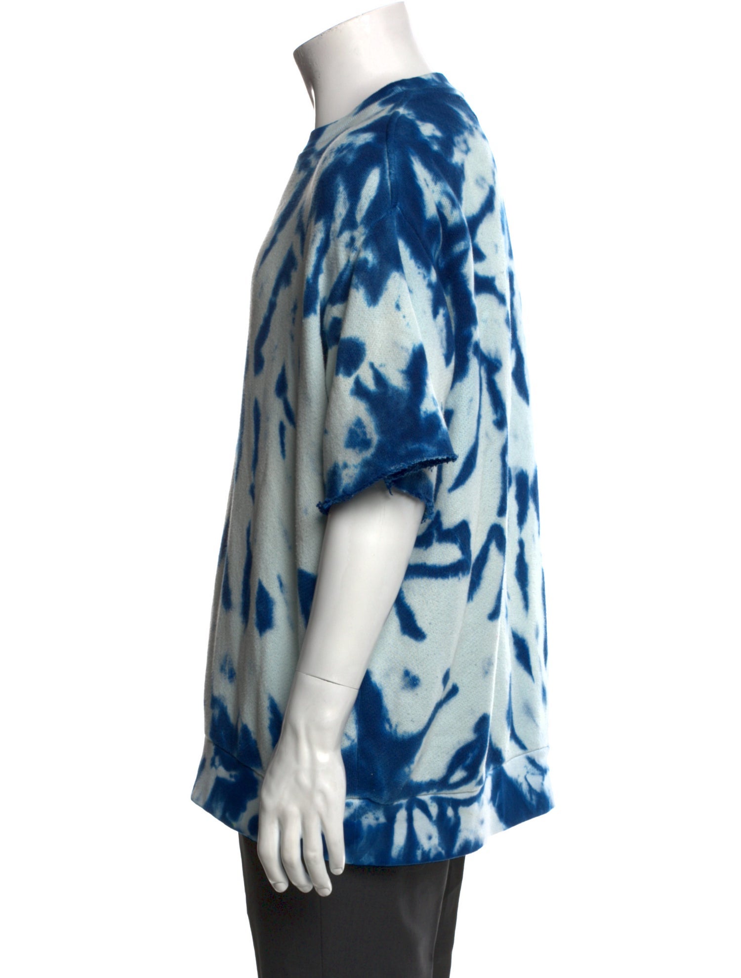 The Elder Statesman Tie-Dye Print Crew Neck Sweatshirt