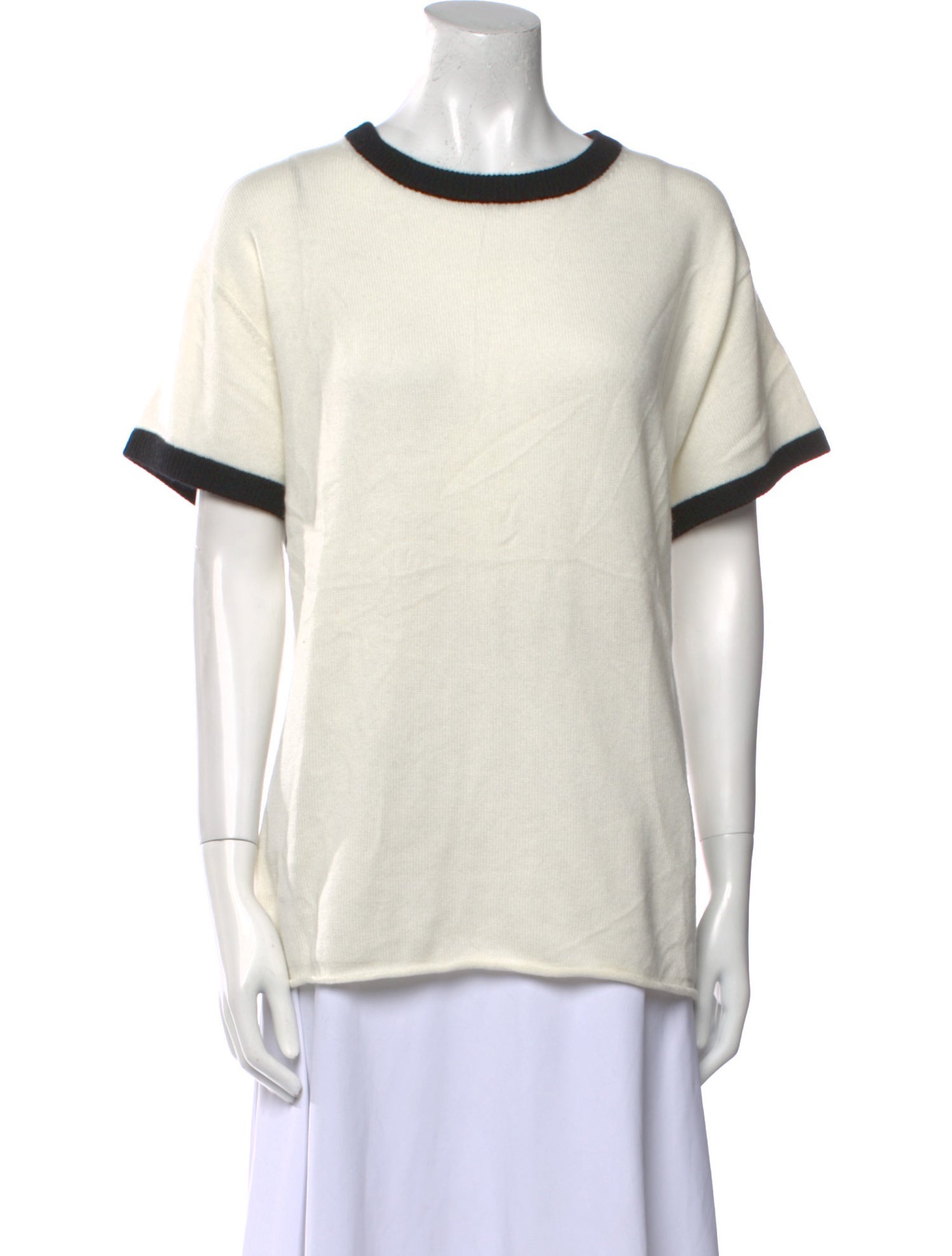 The Elder Statesman Cashmere Crew Neck T-Shirt