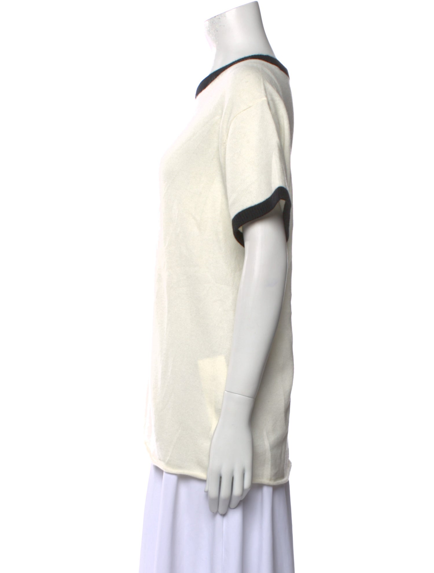 The Elder Statesman Cashmere Crew Neck T-Shirt