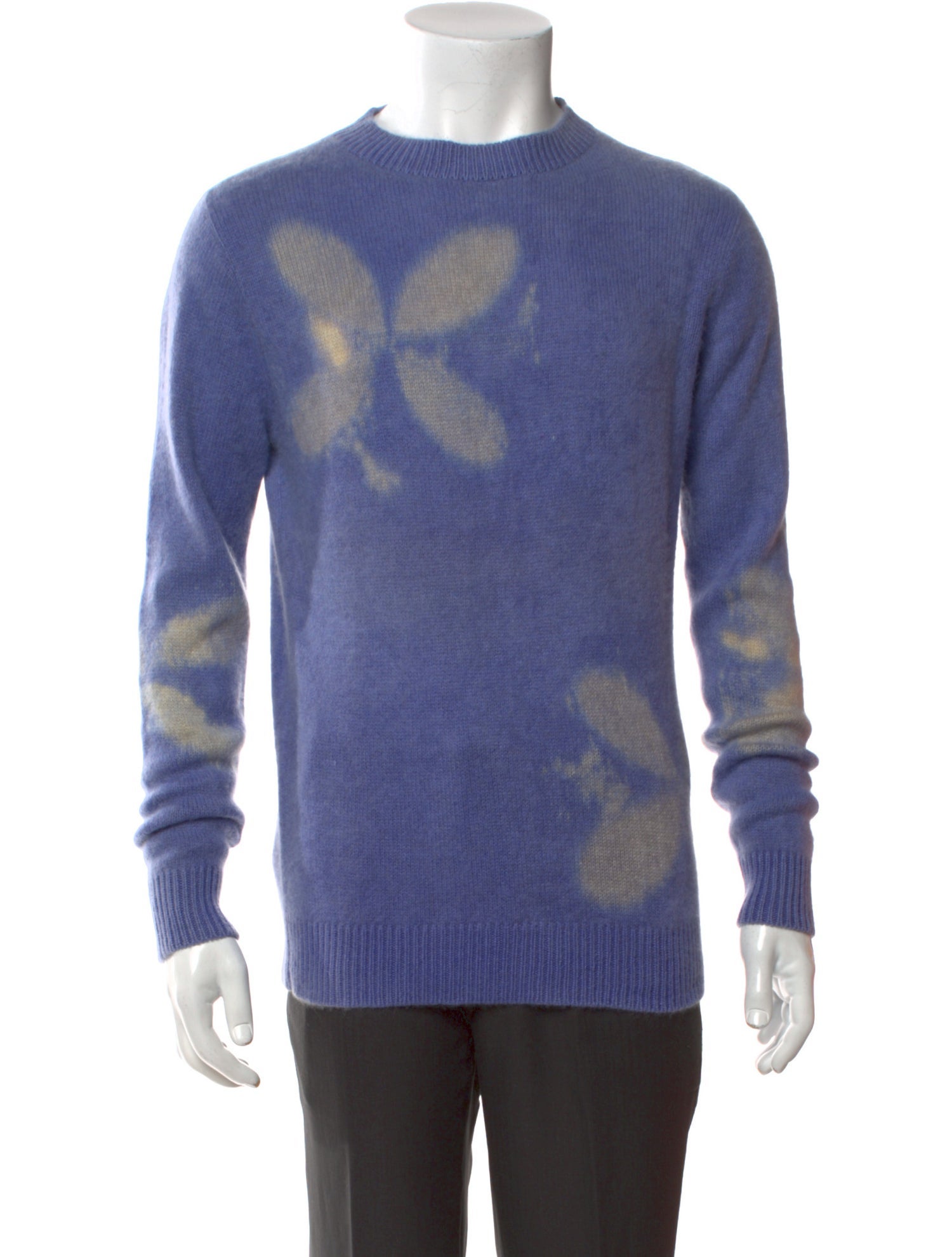 The Elder Statesman Cashmere Tie-Dye Print Pullover