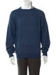 The Elder Statesman Crew Neck Long Sleeve Pullover