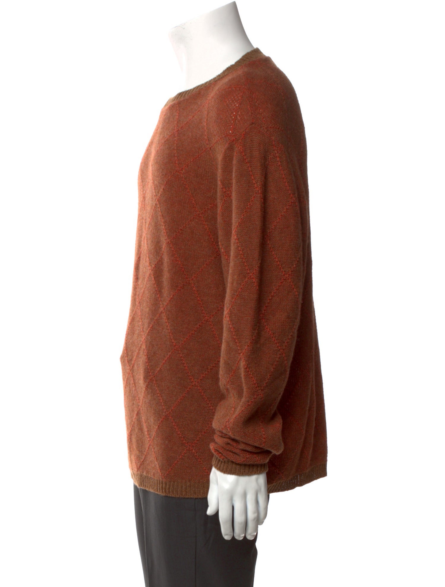 The Elder Statesman Crew Neck Long Sleeve Pullover