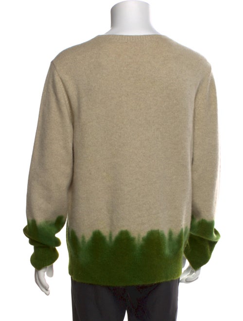The Elder Statesman Cashmere Graphic Print Pullover