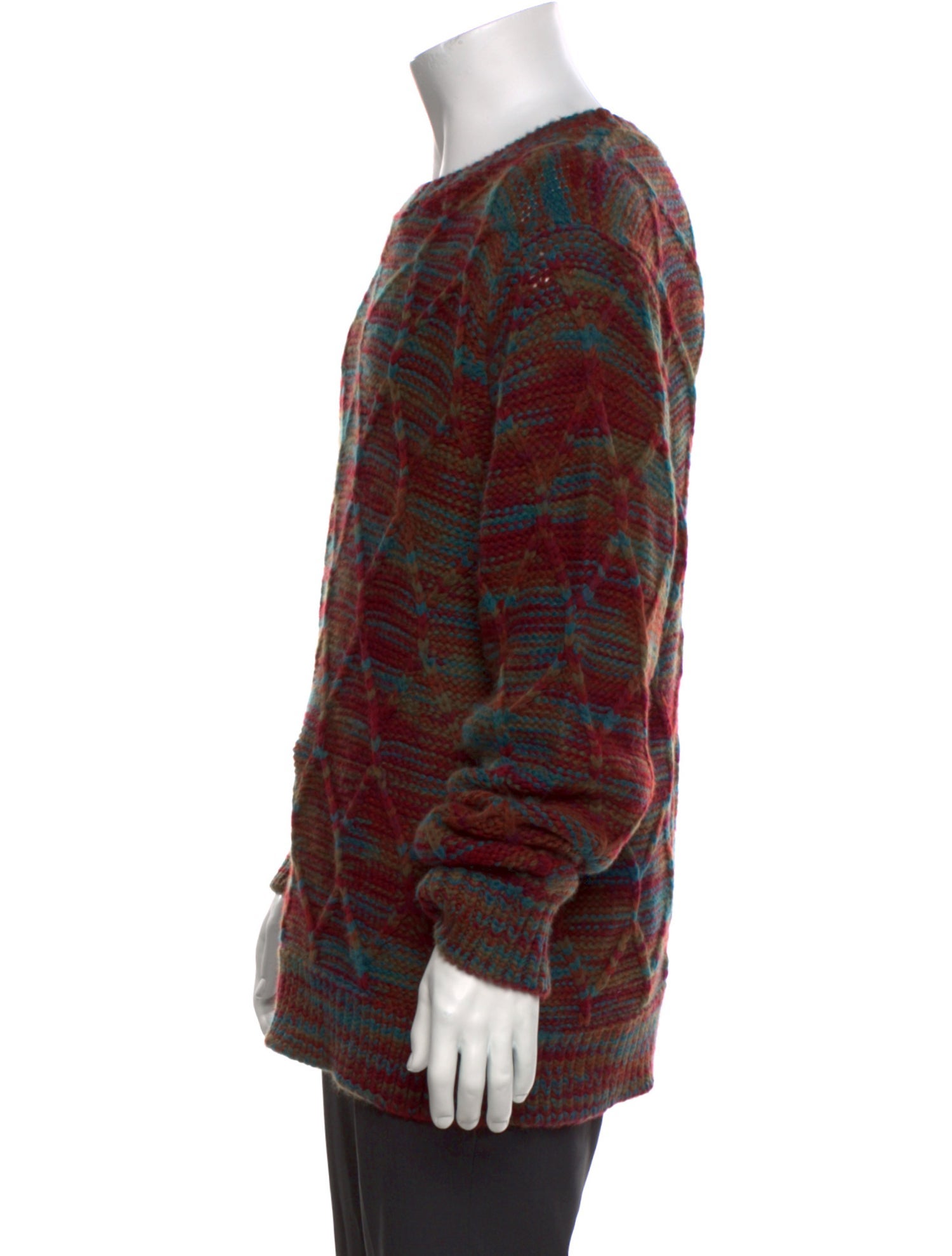 The Elder Statesman Crew Neck Long Sleeve Pullover