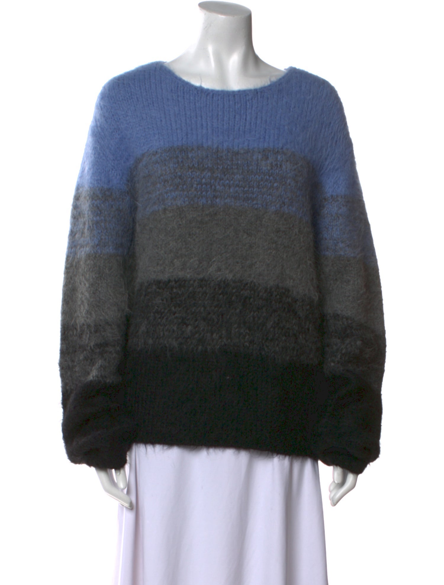 The Elder Statesman Alpaca Striped Sweater