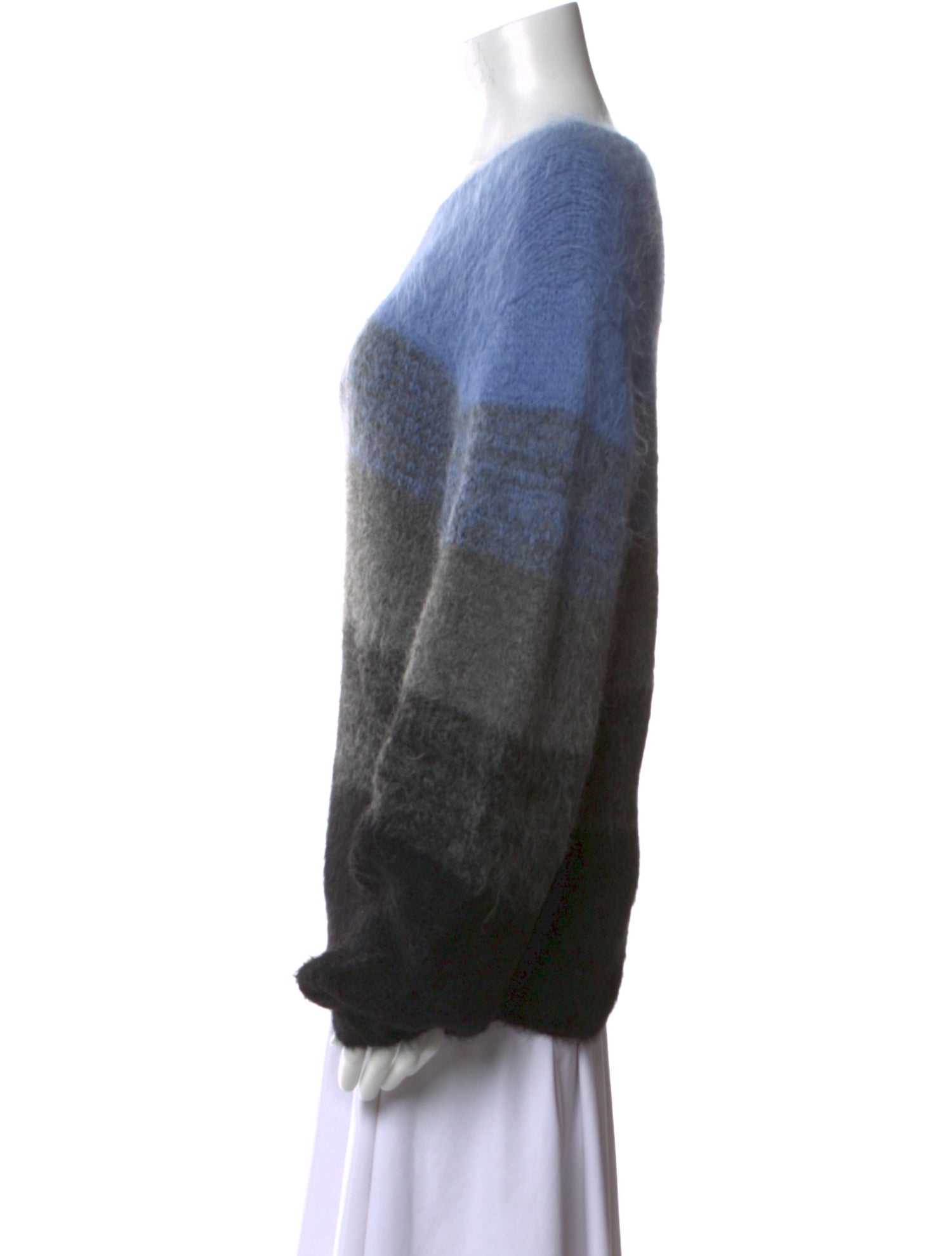 The Elder Statesman Alpaca Striped Sweater