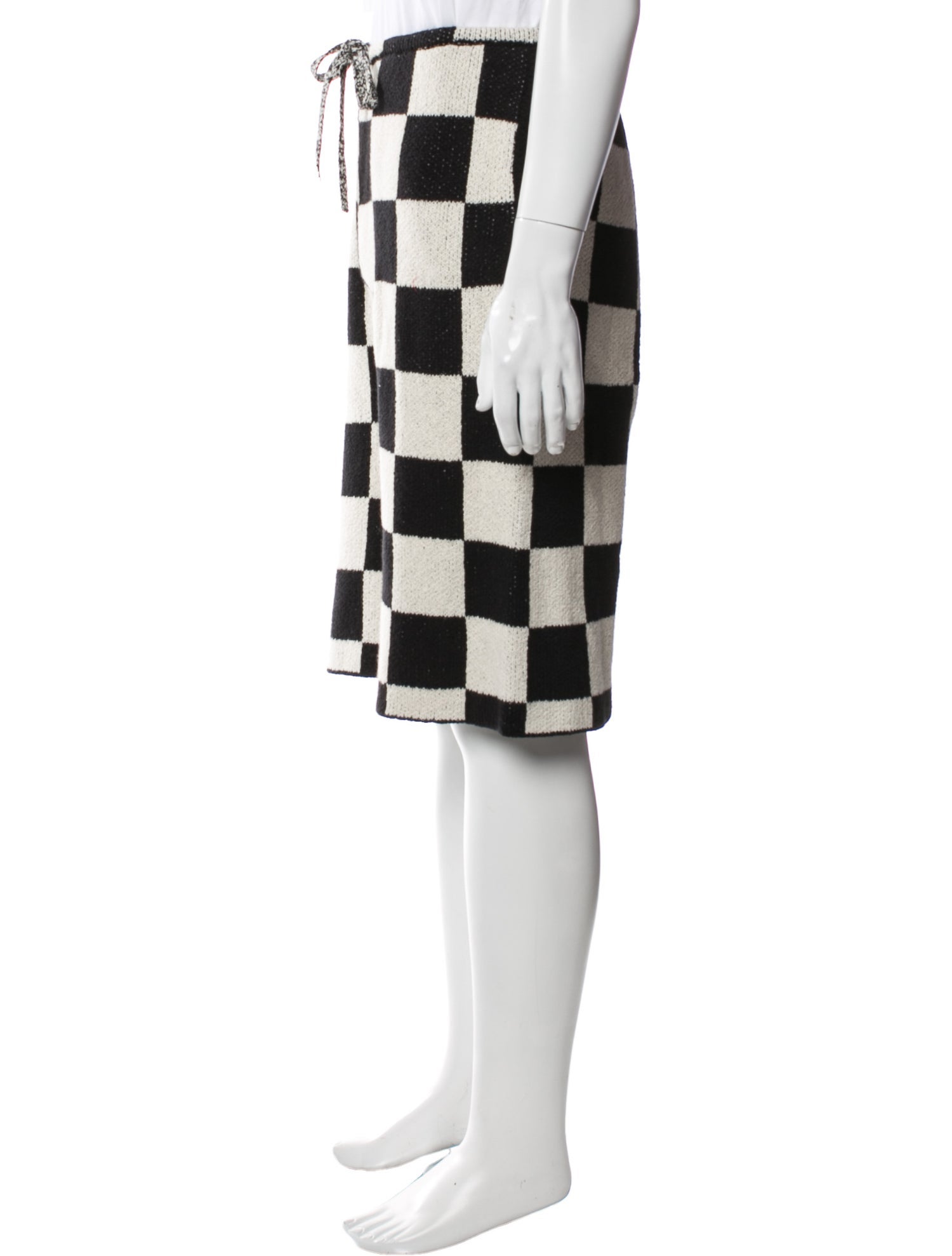 The Elder Statesman Plaid Print Jogger Shorts