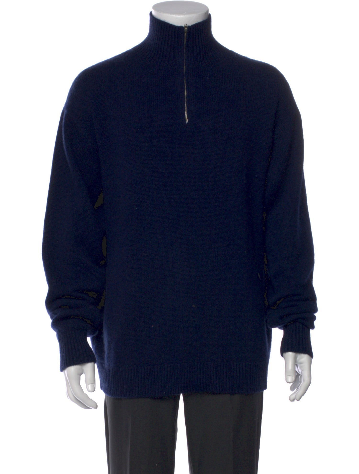 The Elder Statesman Mock Neck Long Sleeve Pullover