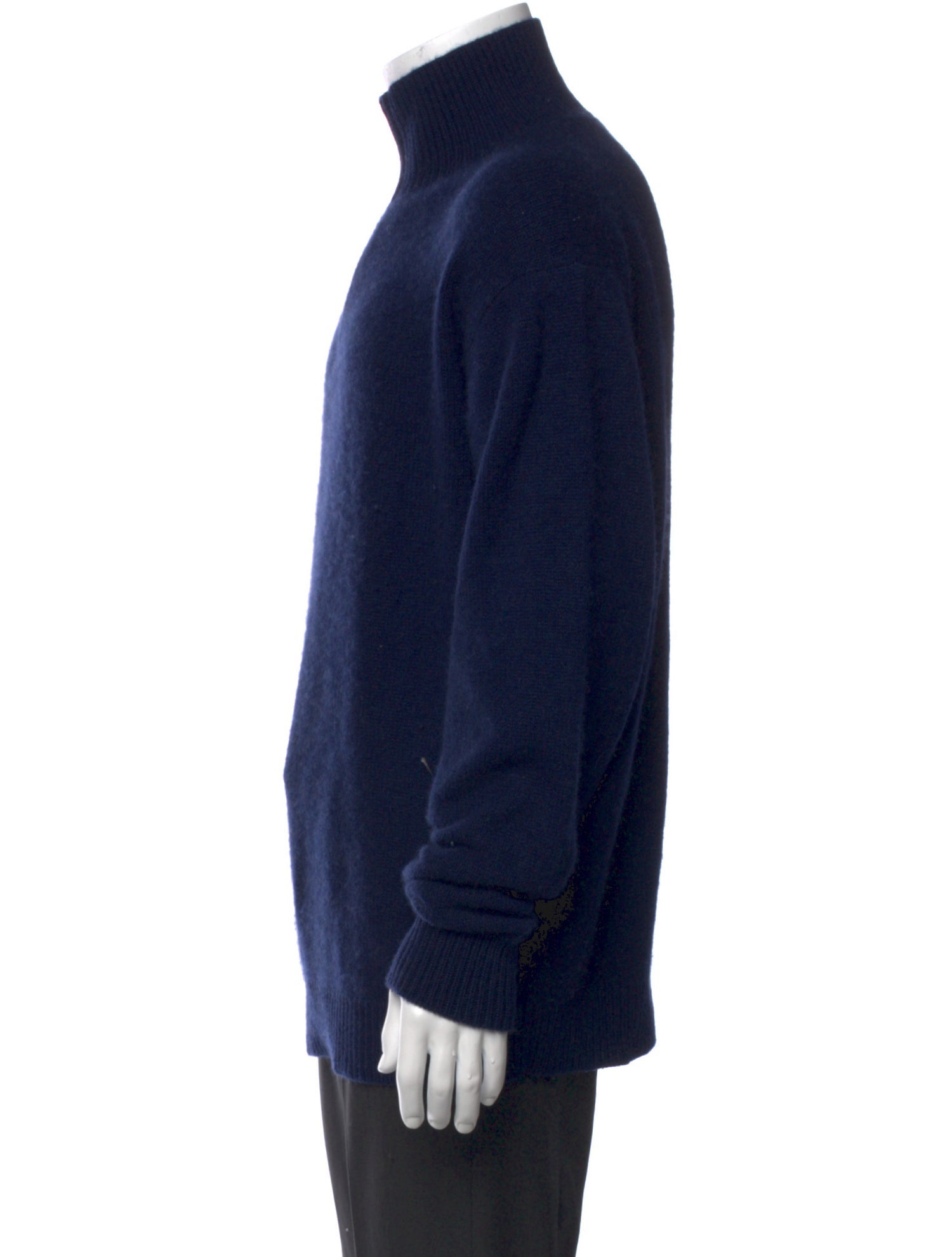 The Elder Statesman Mock Neck Long Sleeve Pullover