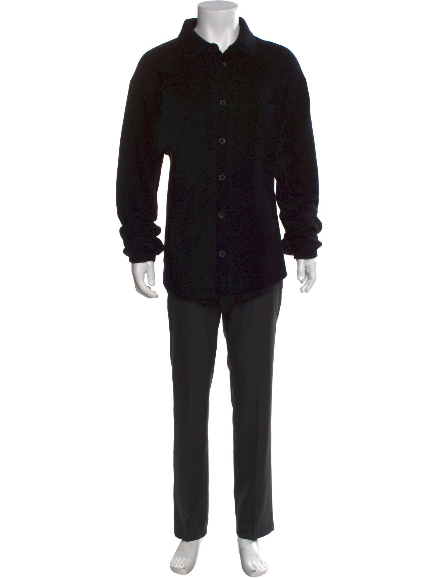 The Elder Statesman Cashmere Long Sleeve Shirt