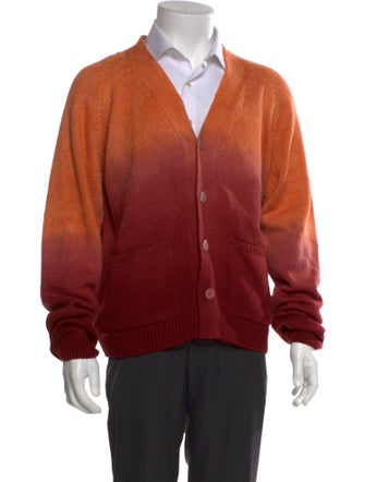 The Elder Statesman V-Neck Long Sleeve Cardigan