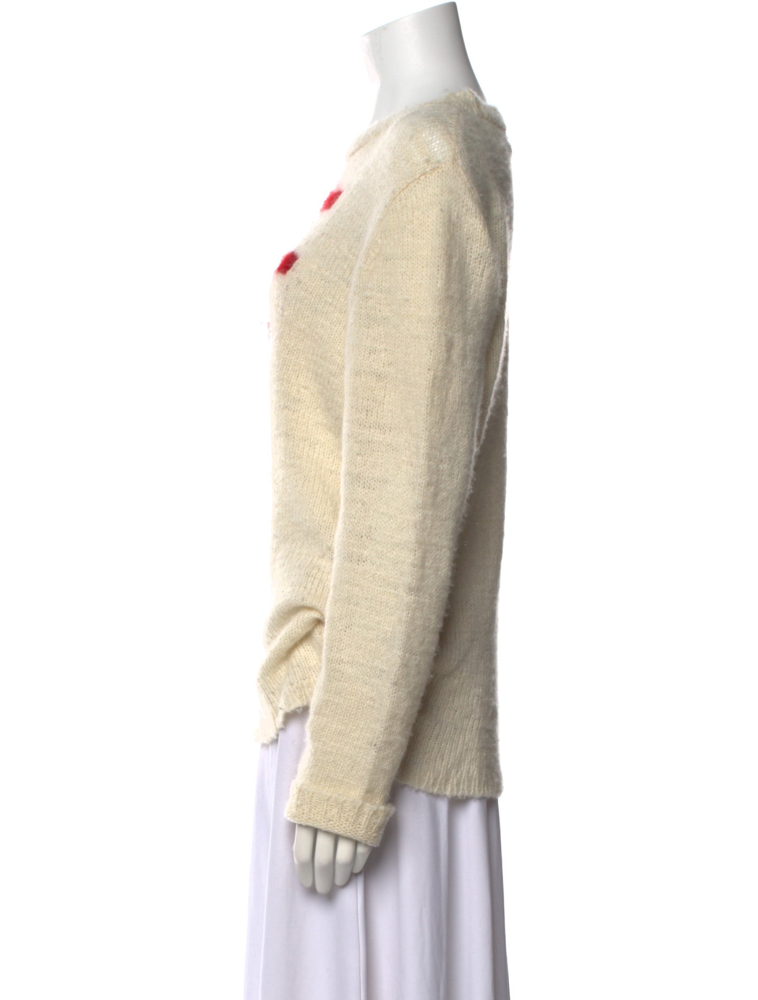 The Elder Statesman Cashmere Graphic Print Sweater
