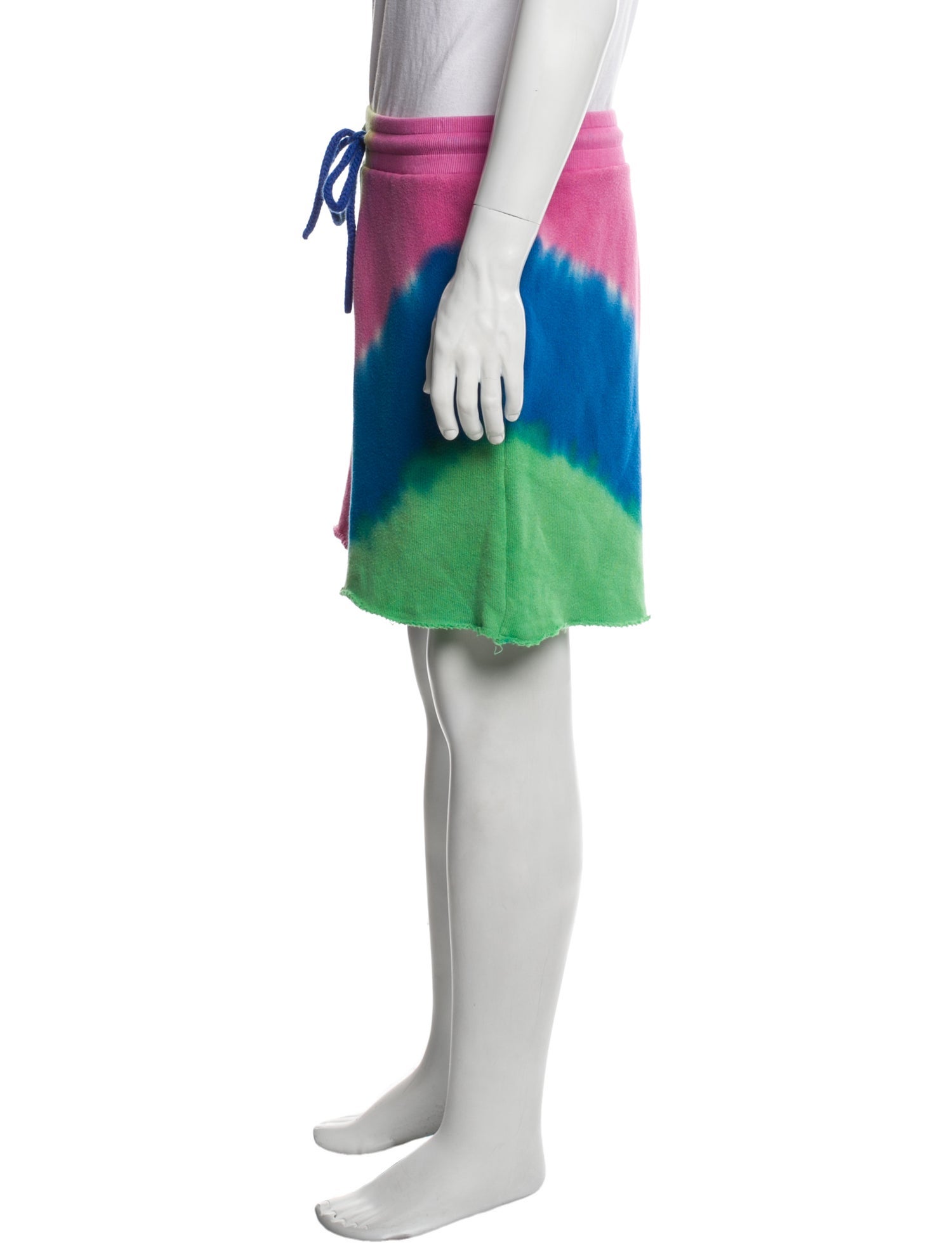 The Elder Statesman Tie-Dye Print Jogger Shorts