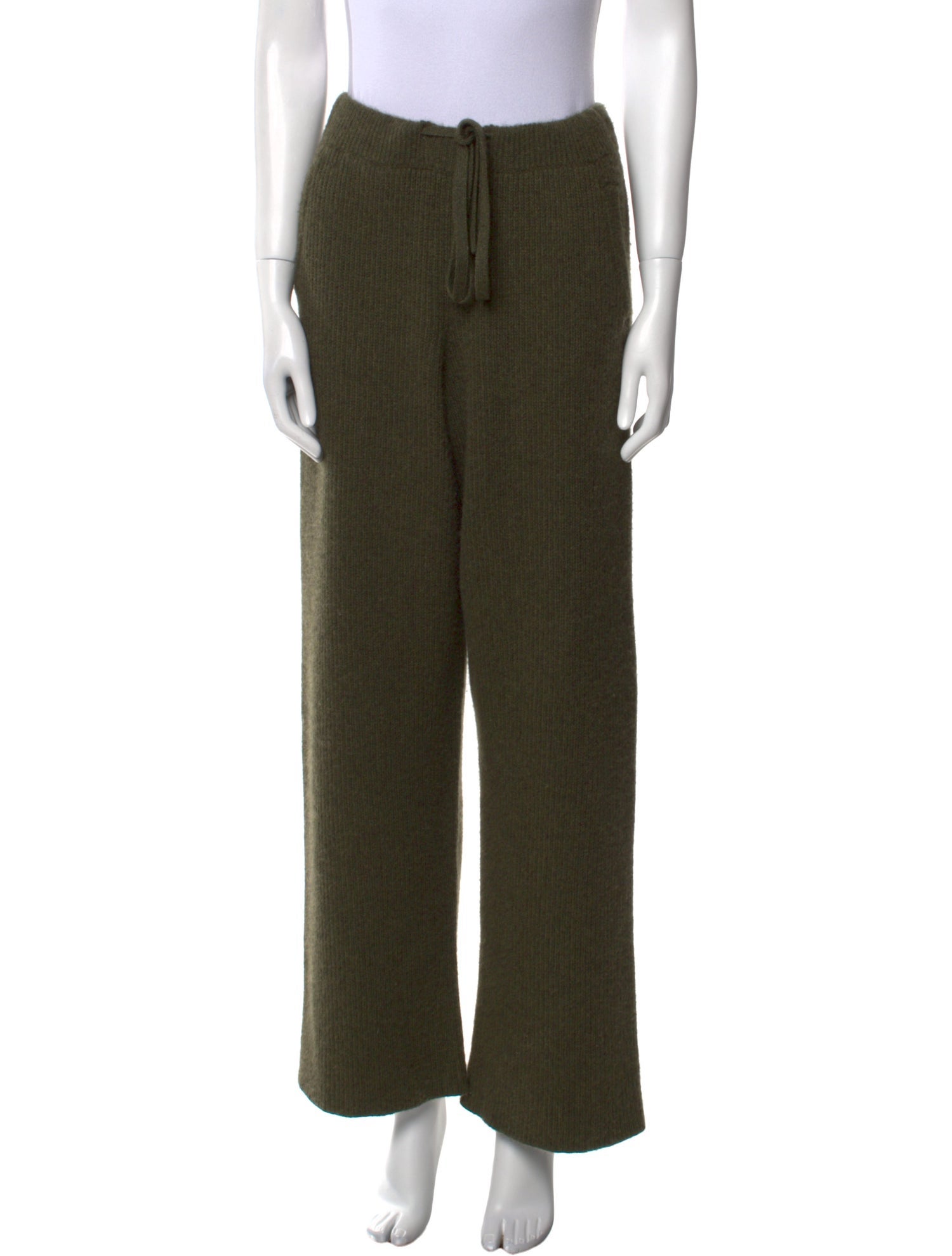 The Elder Statesman Cashmere Wide Leg Pants