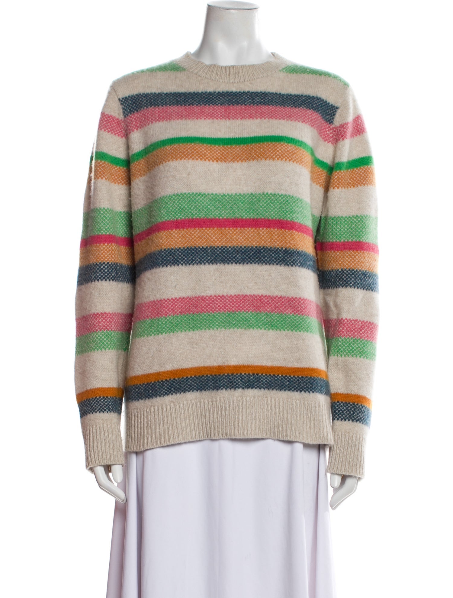 The Elder Statesman Cashmere Striped Sweater