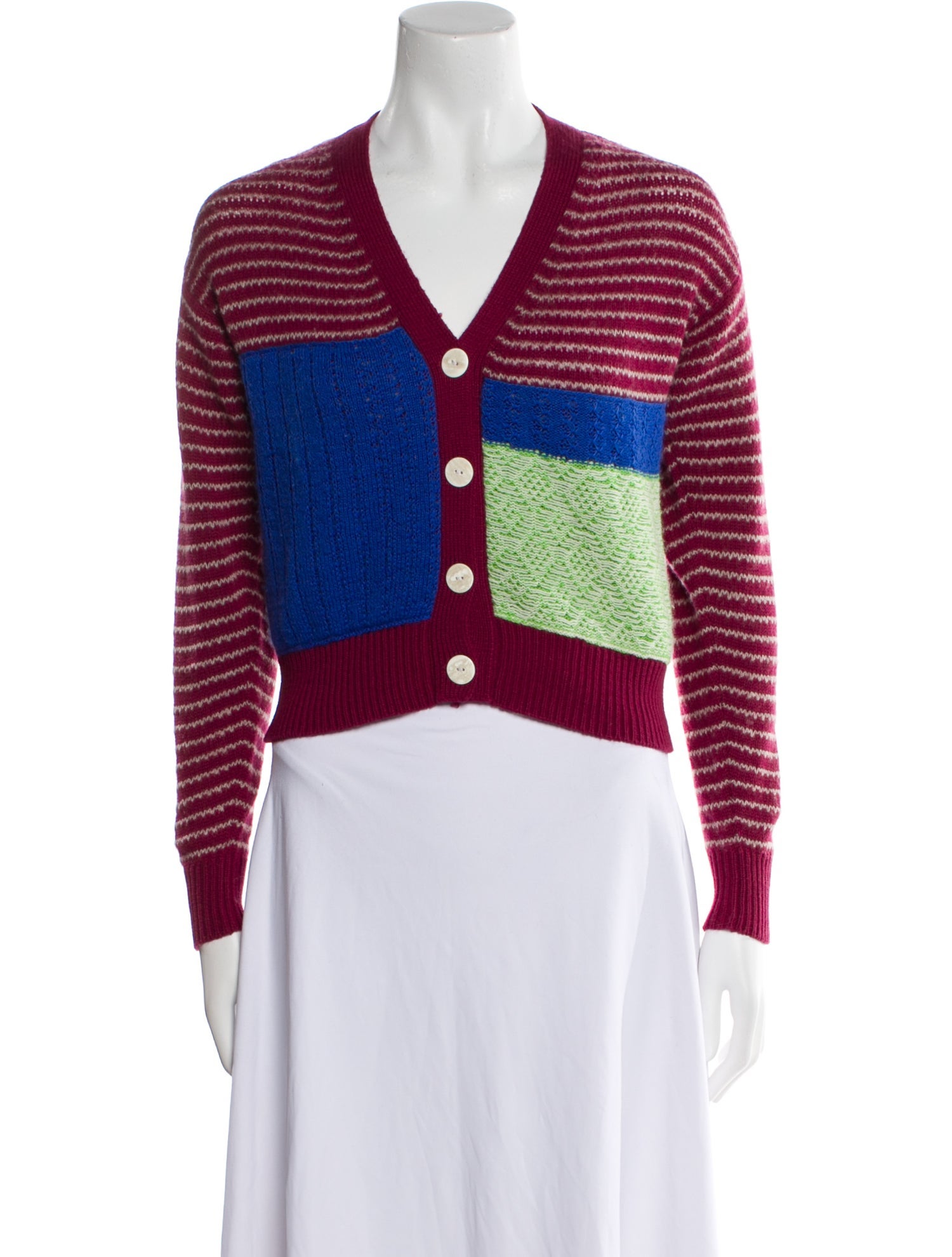 The Elder Statesman Wool Striped Sweater w/ Tags