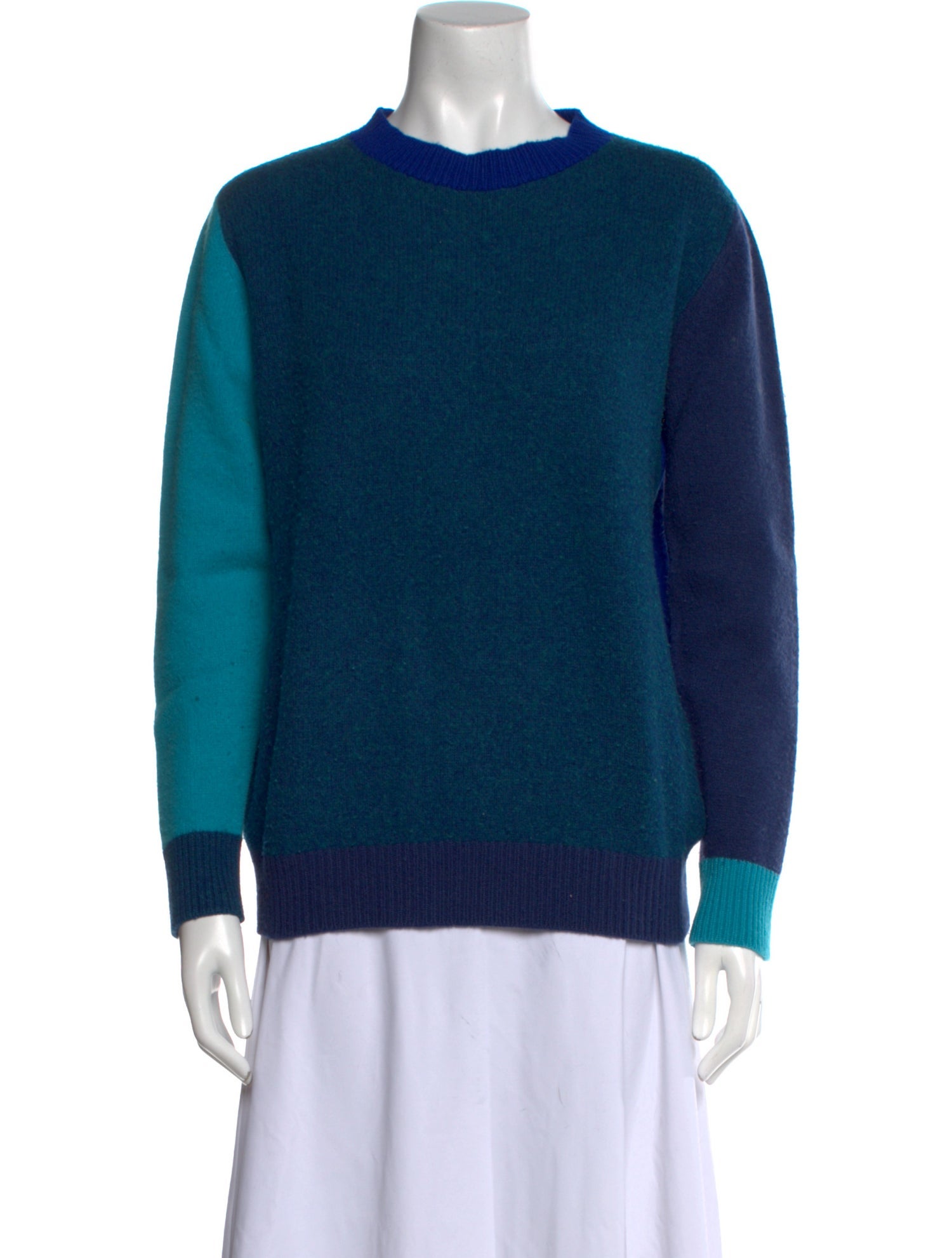 The Elder Statesman Wool Mock Neck Sweater