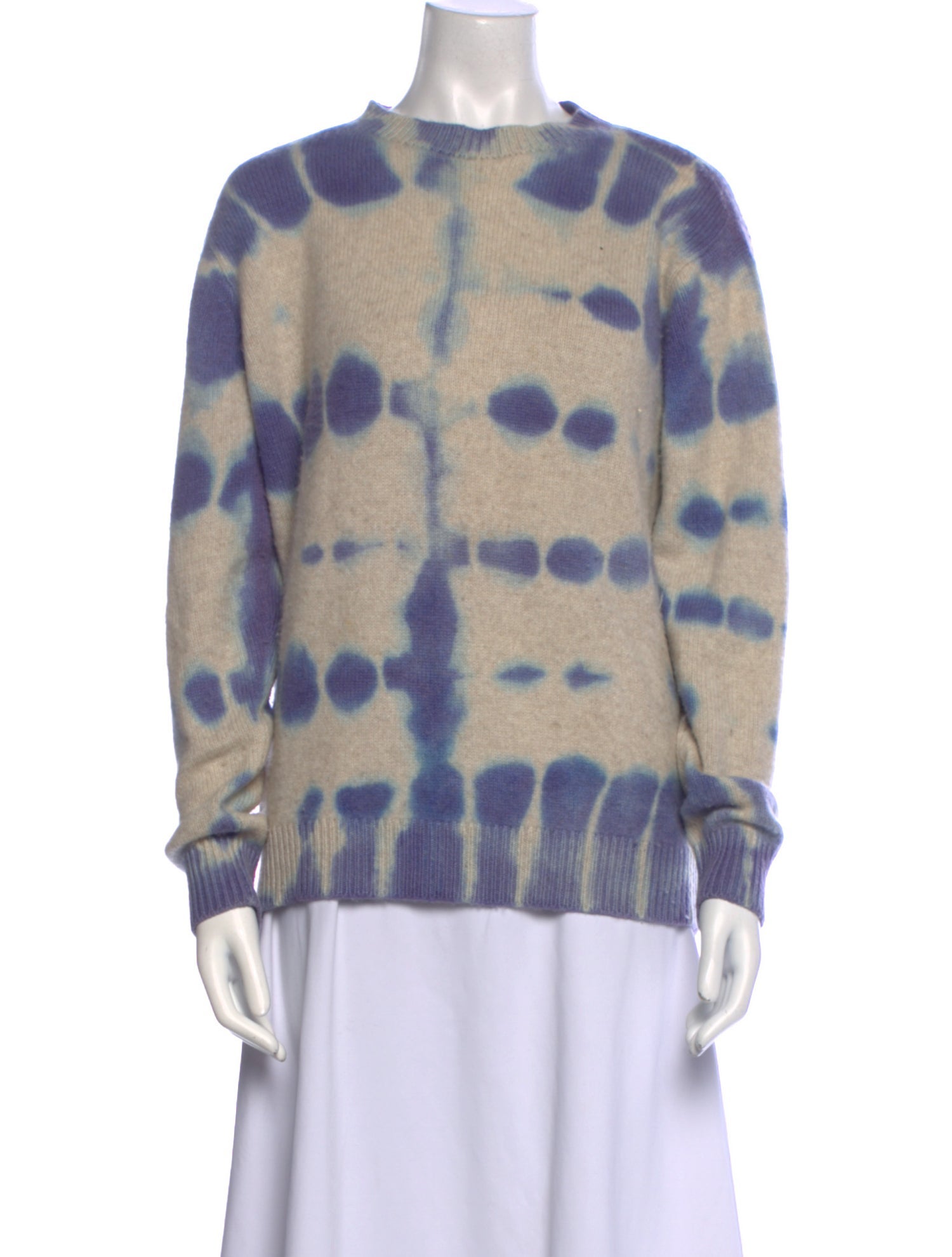 The Elder Statesman Cashmere Tie-Dye Print Sweater
