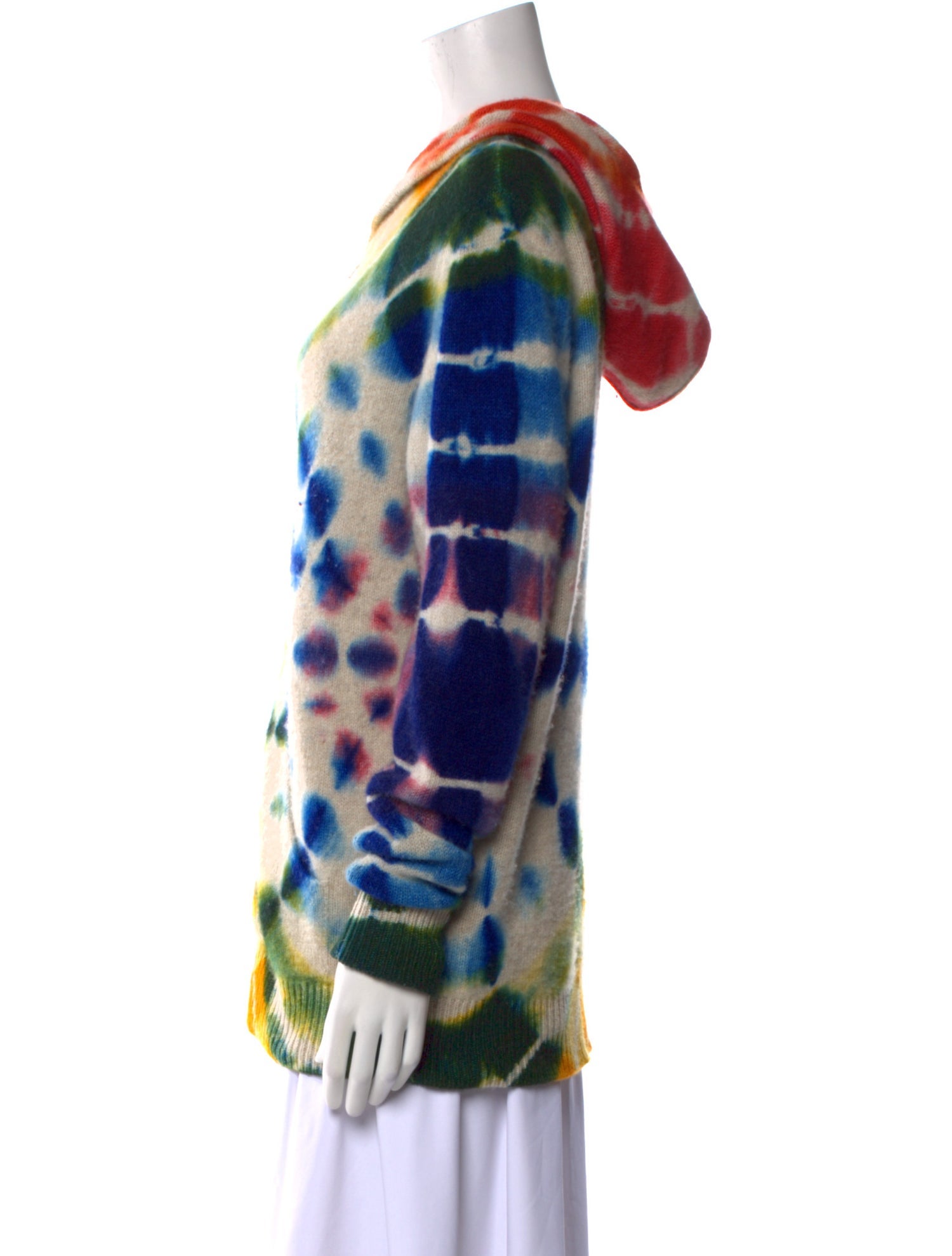 The Elder Statesman Cashmere Tie-Dye Print Sweater