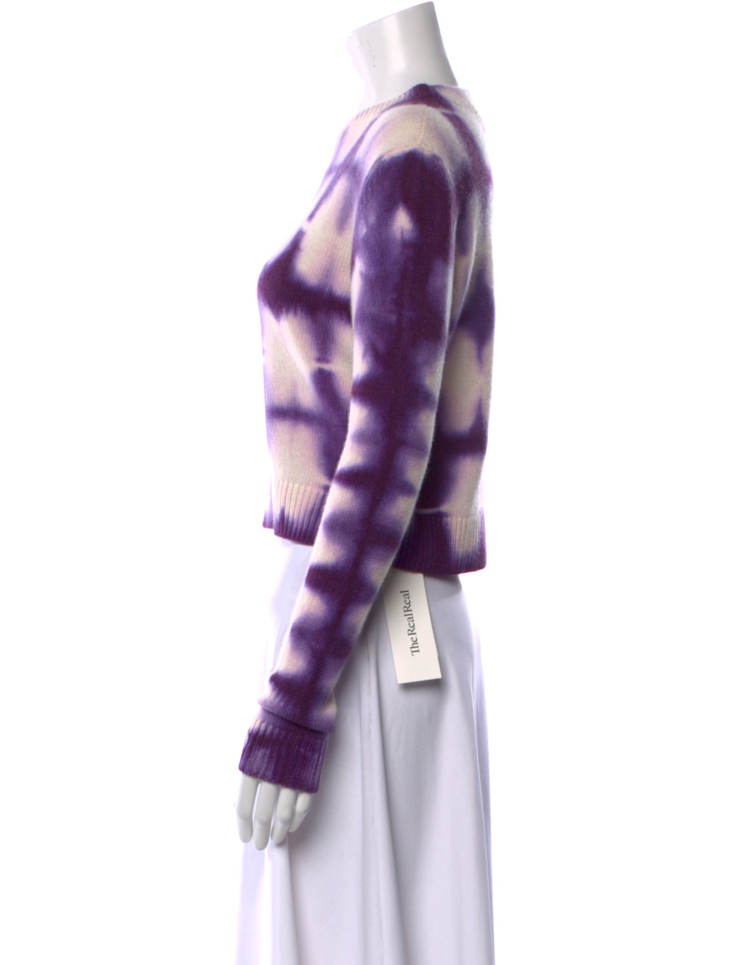 The Elder Statesman Cashmere Tie-Dye Print Sweater