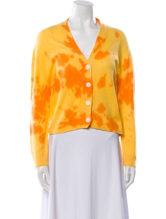 The Elder Statesman Cashmere Tie-Dye Print Sweater