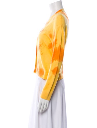 The Elder Statesman Cashmere Tie-Dye Print Sweater