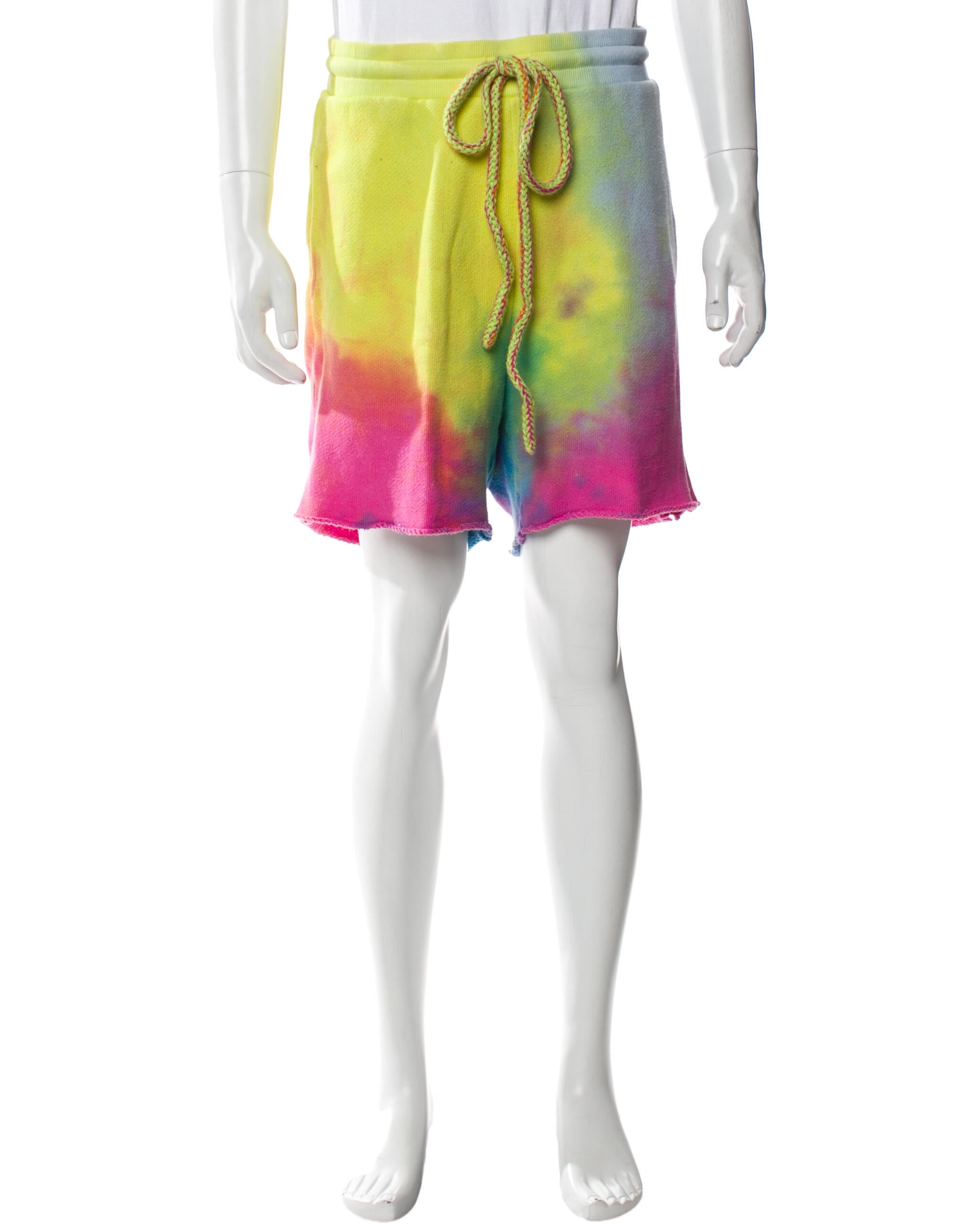 The Elder Statesman Tie-Dye Print Jogger Shorts