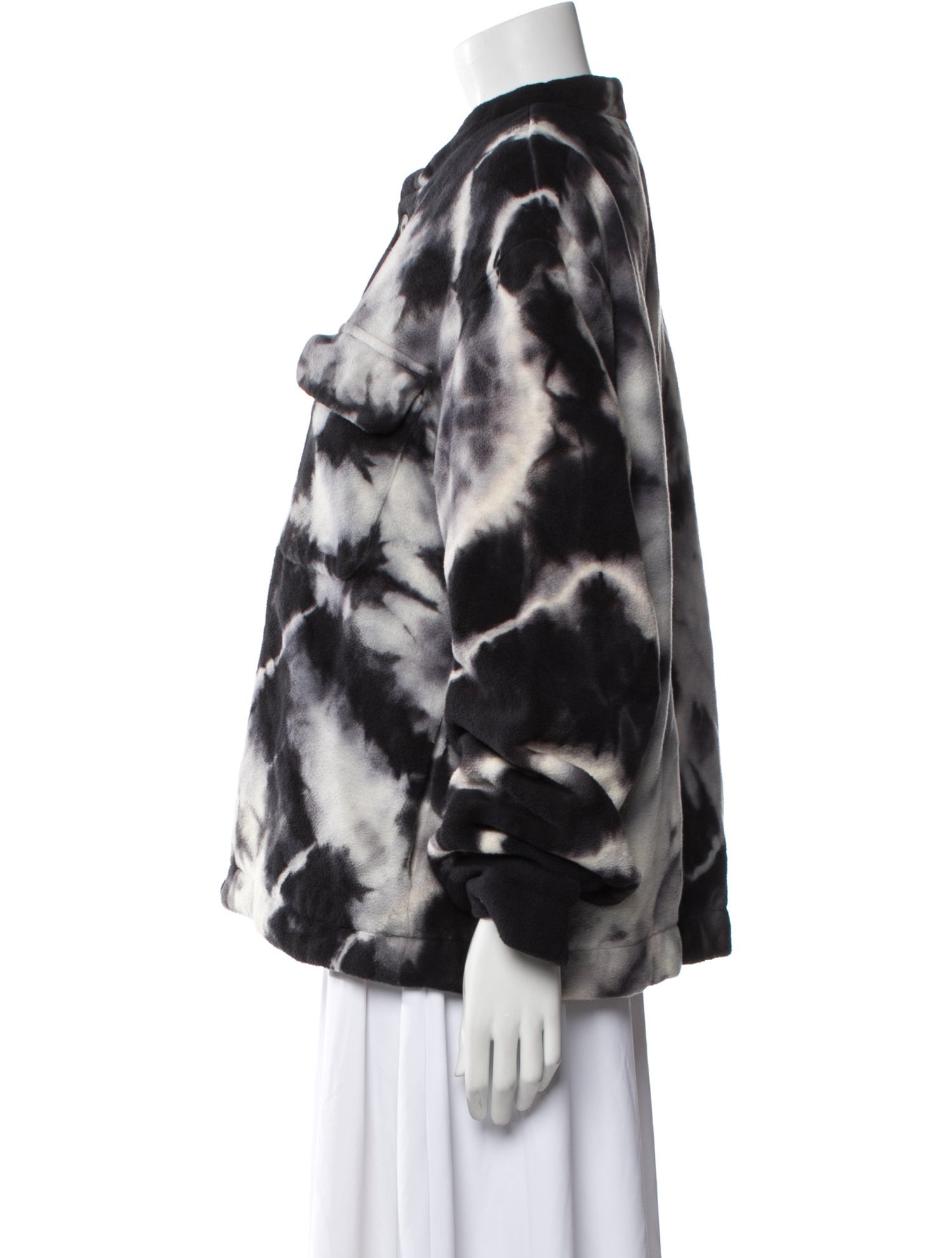 The Elder Statesman Tie-Dye Print Coat