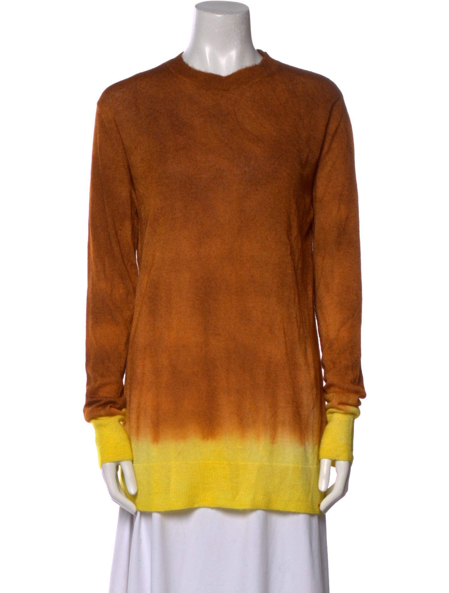 The Elder Statesman Cashmere Tie-Dye Print Sweater