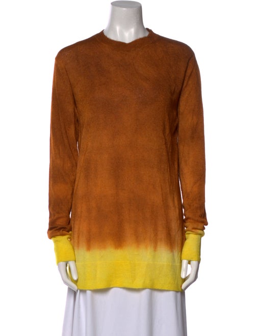 The Elder Statesman Cashmere Tie-Dye Print Sweater
