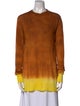 The Elder Statesman Cashmere Tie-Dye Print Sweater