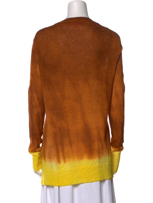 The Elder Statesman Cashmere Tie-Dye Print Sweater