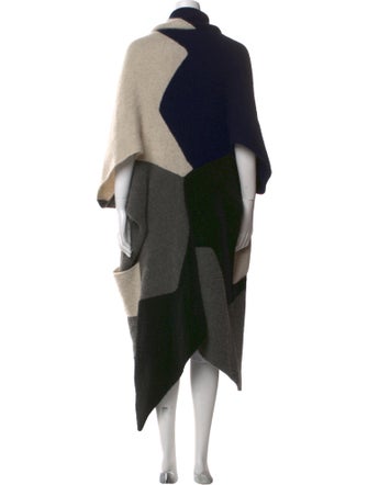 The Elder Statesman Cashmere Colorblock Pattern Sweater