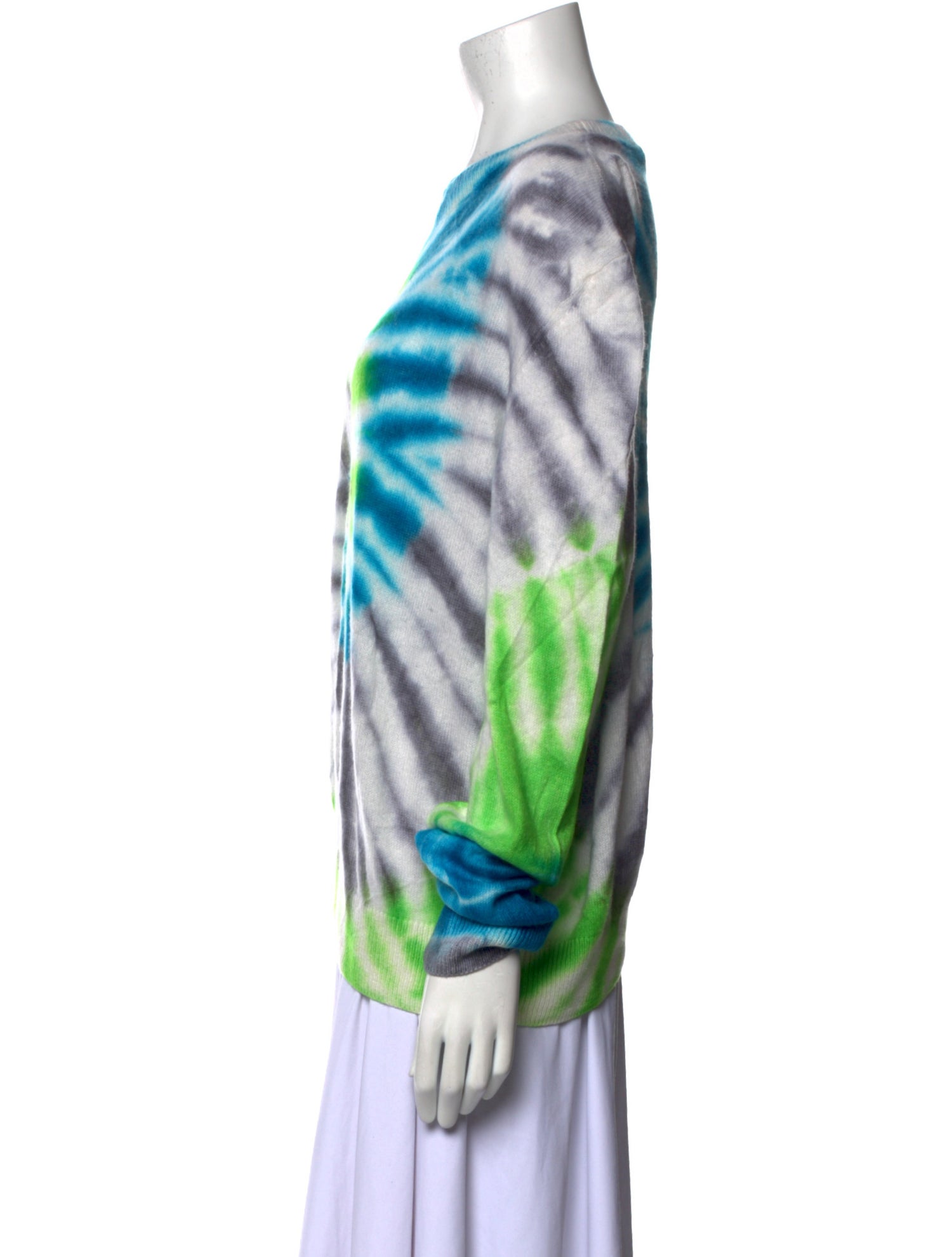 The Elder Statesman Cashmere Tie-Dye Print Sweater